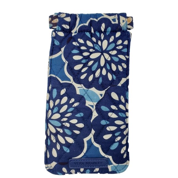 Vera Bradley Blue Petal Splash 5pc Glenna Bag, Wristlets, Wallets, Sunglass Case - Picture 11 of 16